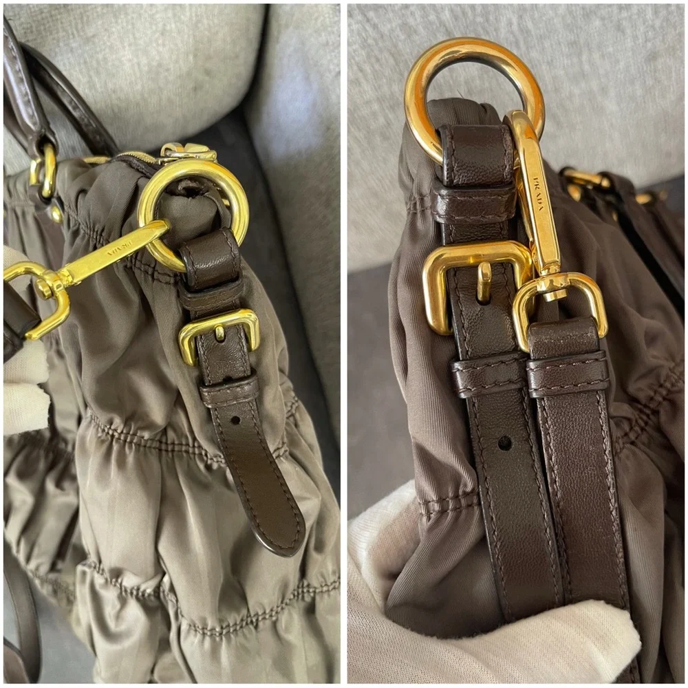 Prada Tessuto Nylon Gaufre Tote Bag - Picture 7 of 16